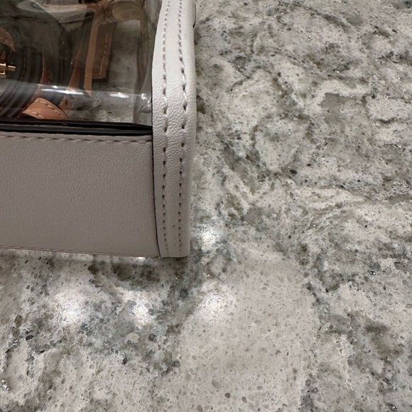 Tory Burch Ella PVC Vinyl Clear Mini Tote bag - Picture 6 of 11